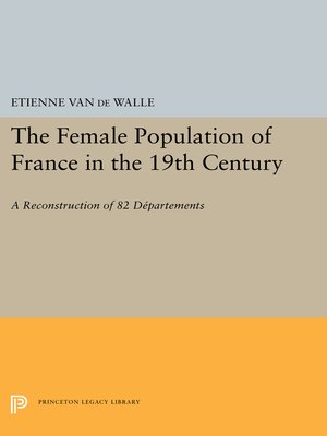 cover image of The Female Population of France in the 19th Century